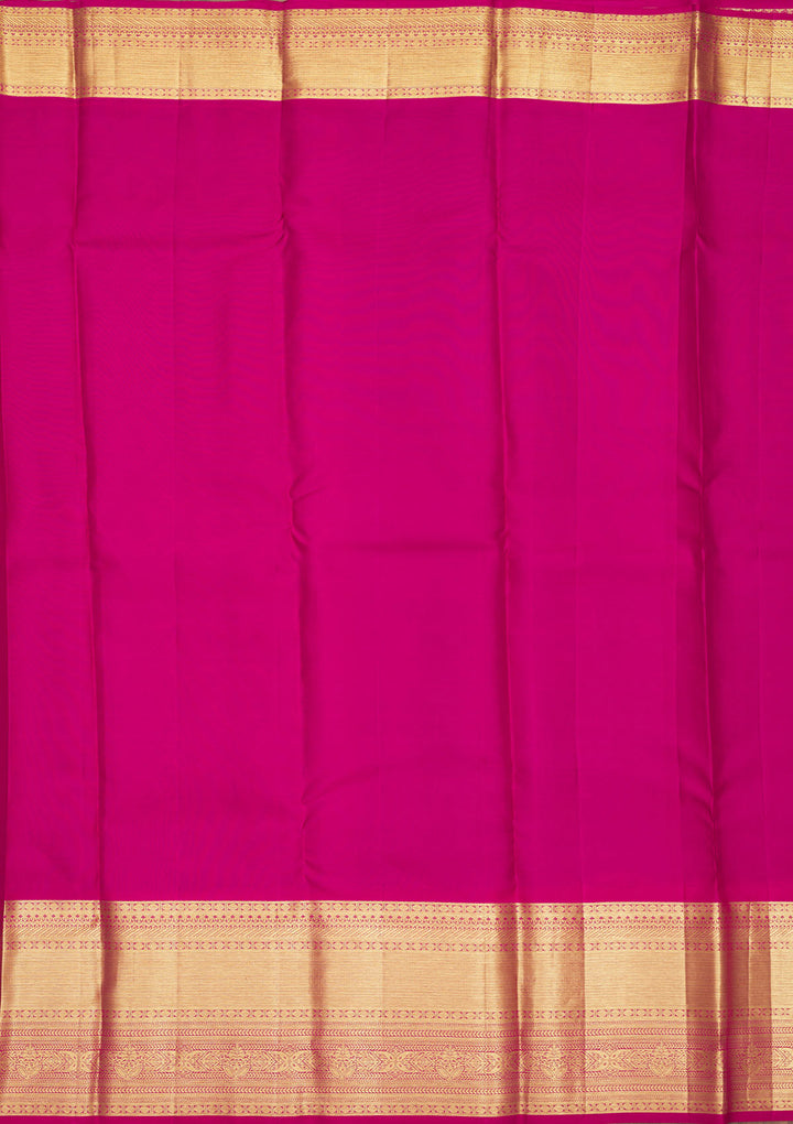 Rama Green Zariwork Pure Silk Saree