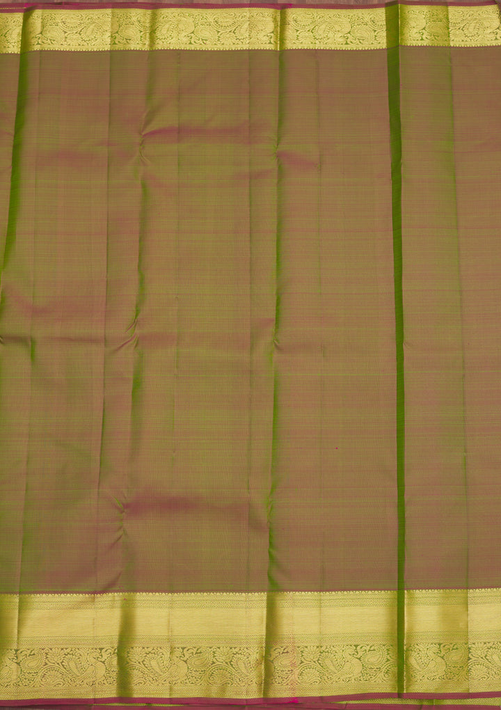 Rama Green Zariwork Pure Silk Saree