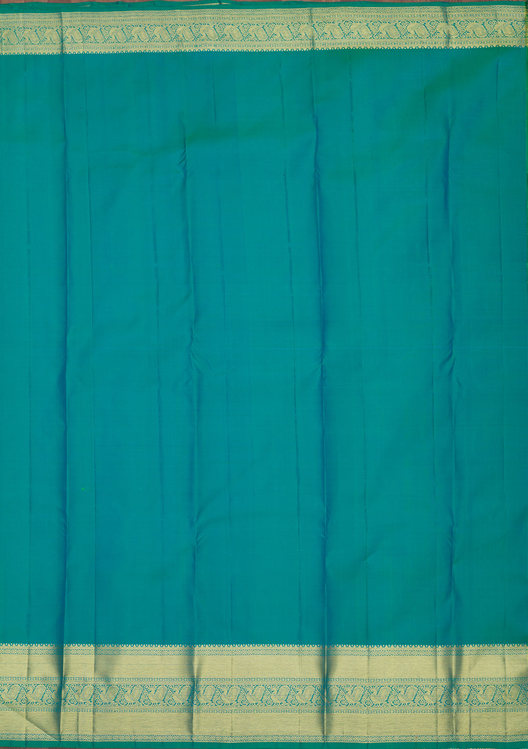 Rama Green Zariwork Pure Silk Saree