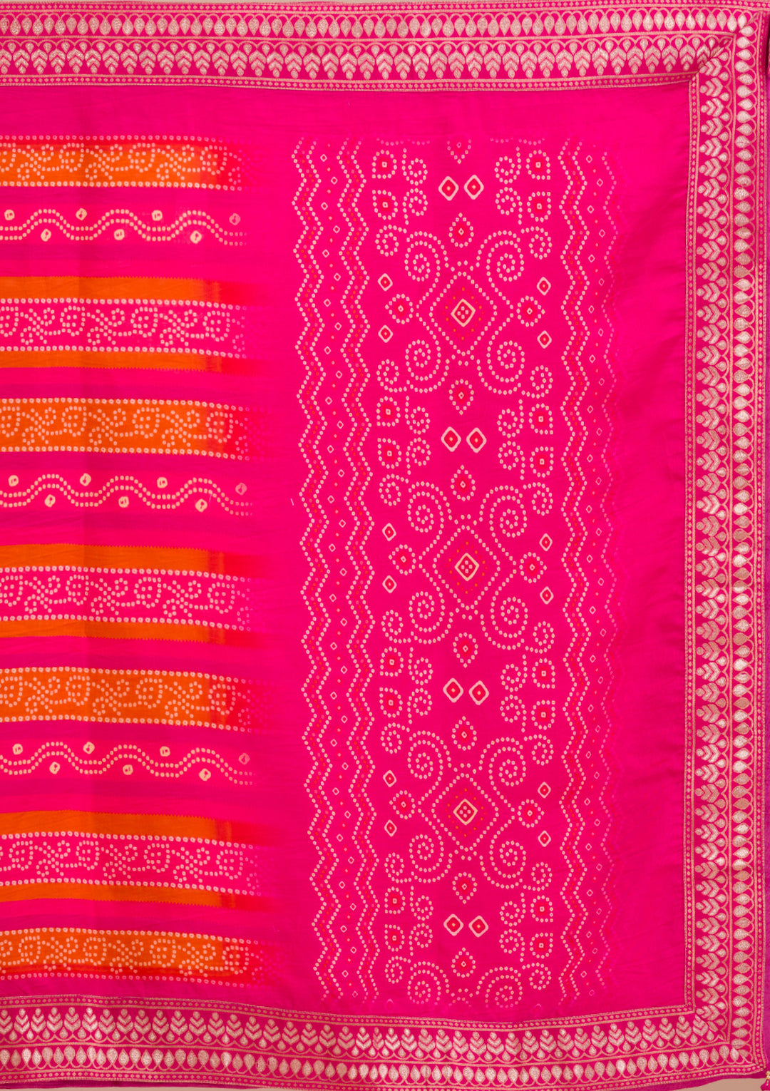 Rani Pink Zariwork Art Silk Readymade Salwar Suit