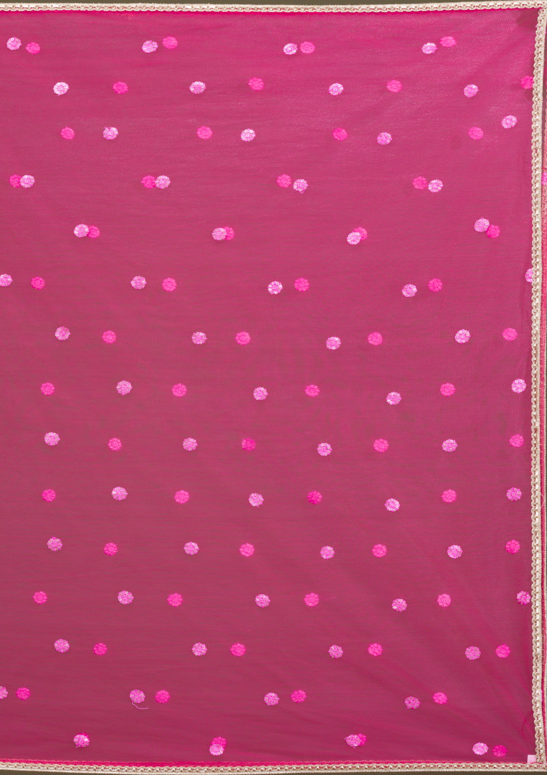 Rani Pink Zariwork Georgette Readymade Salwar Suit