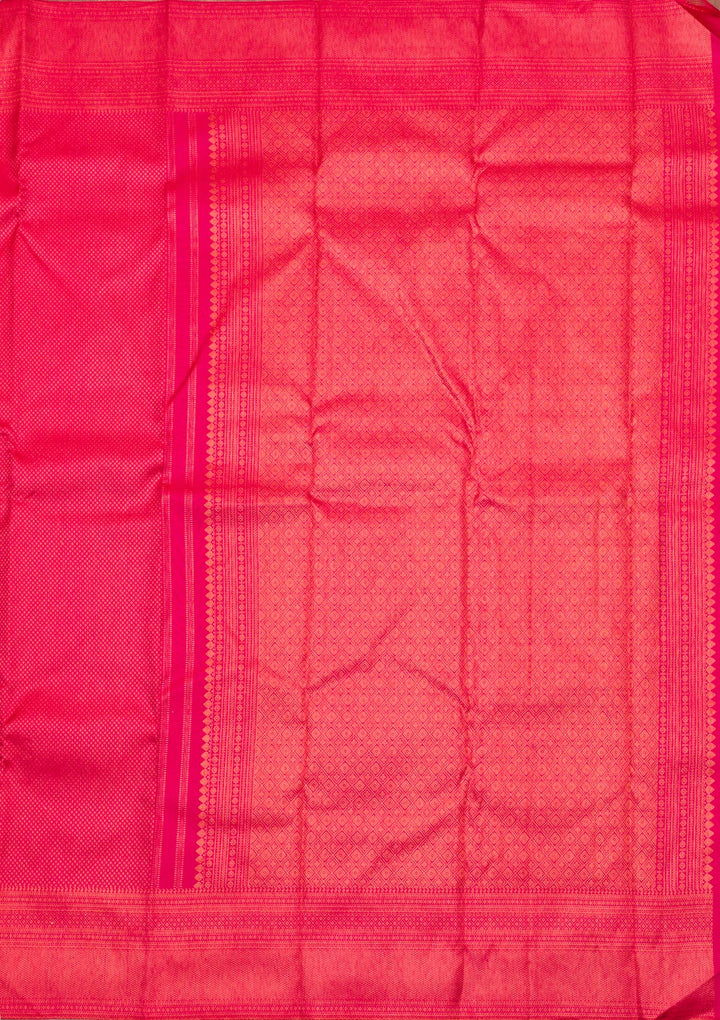 Rani Pink Zariwork Pure Silk Saree