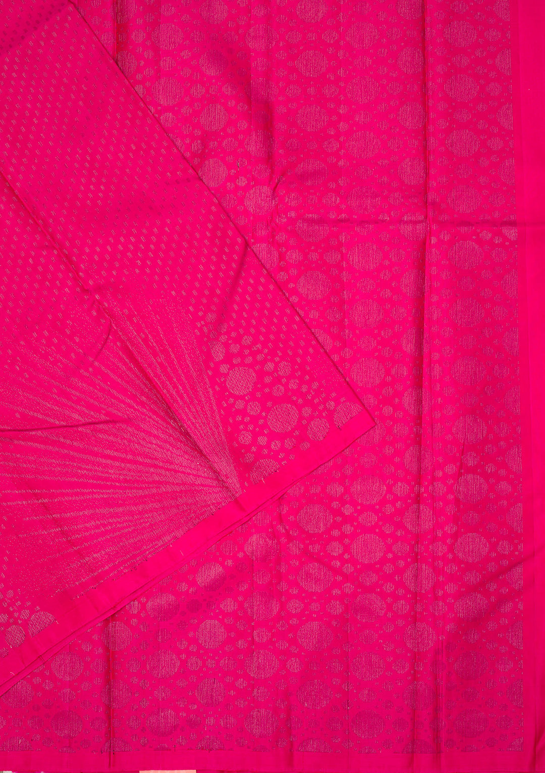 Rani Pink Zariwork Pure Silk Saree