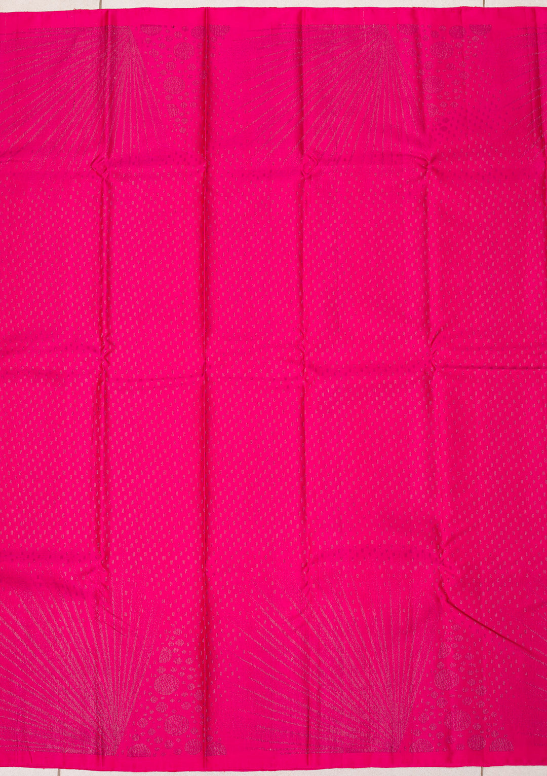 Rani Pink Zariwork Pure Silk Saree