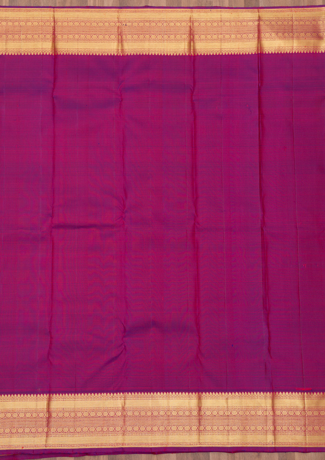 Rani Pink Zariwork Pure Silk Saree