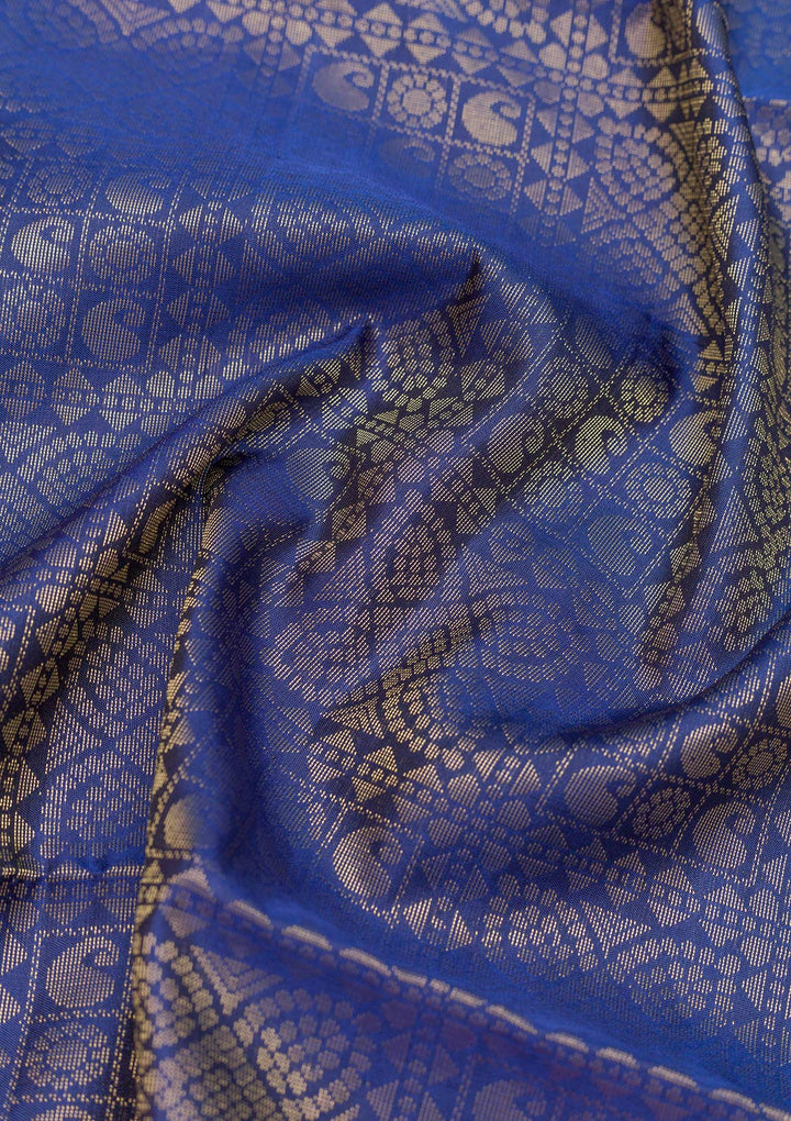 Rani Pink Zariwork Pure Silk Saree