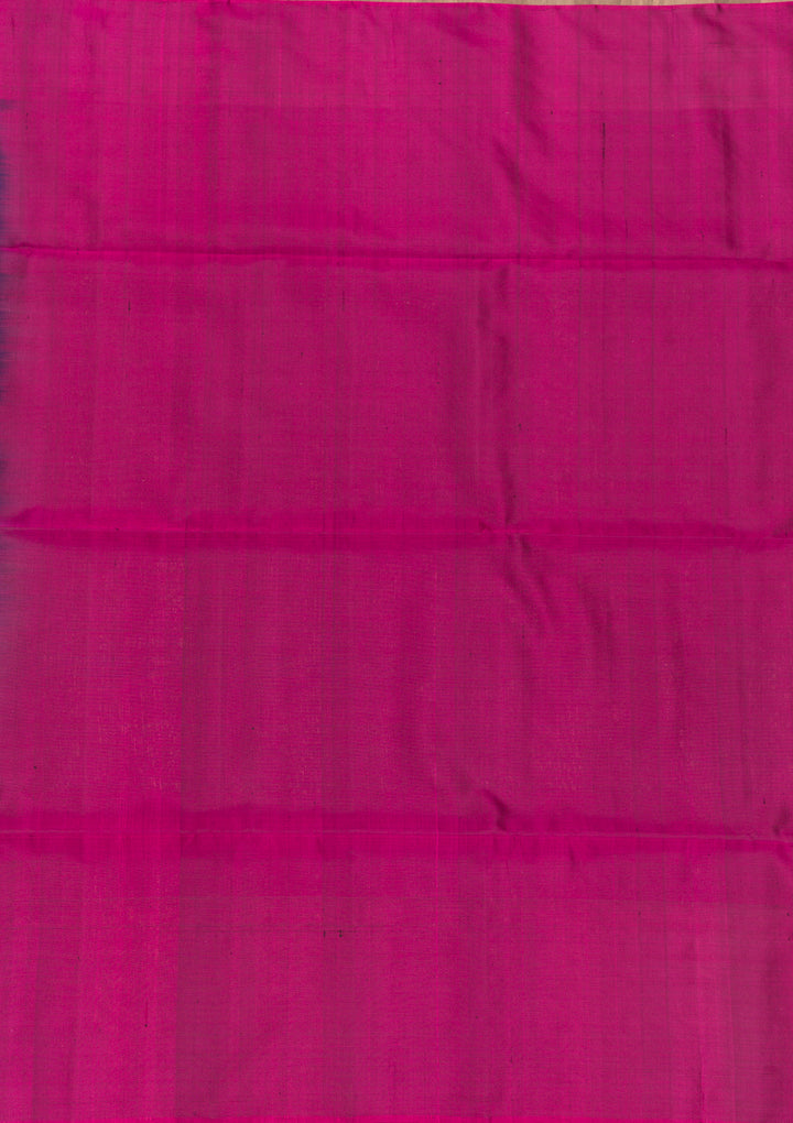 Rani Pink Zariwork Pure Silk Saree