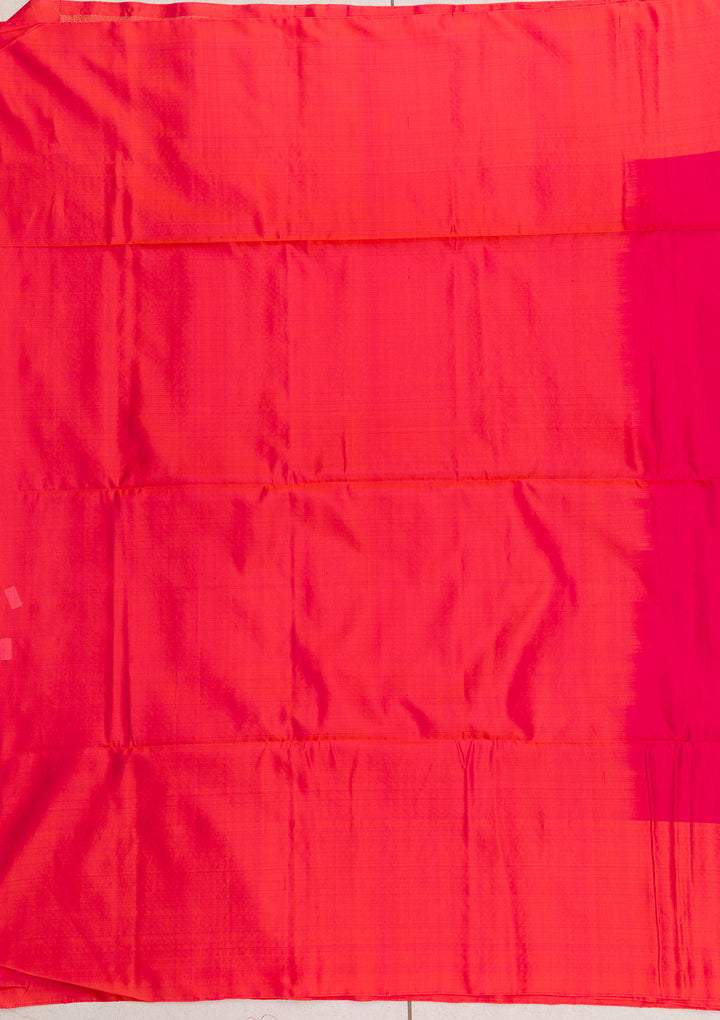 Rani Pink Zariwork Pure Silk Saree
