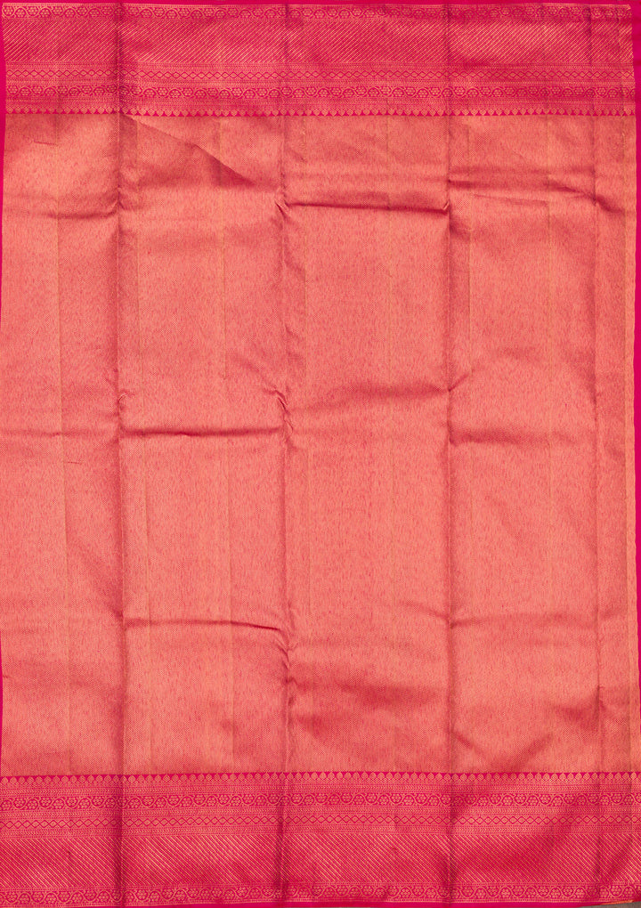 Rani Pink Zariwork Pure Silk Saree