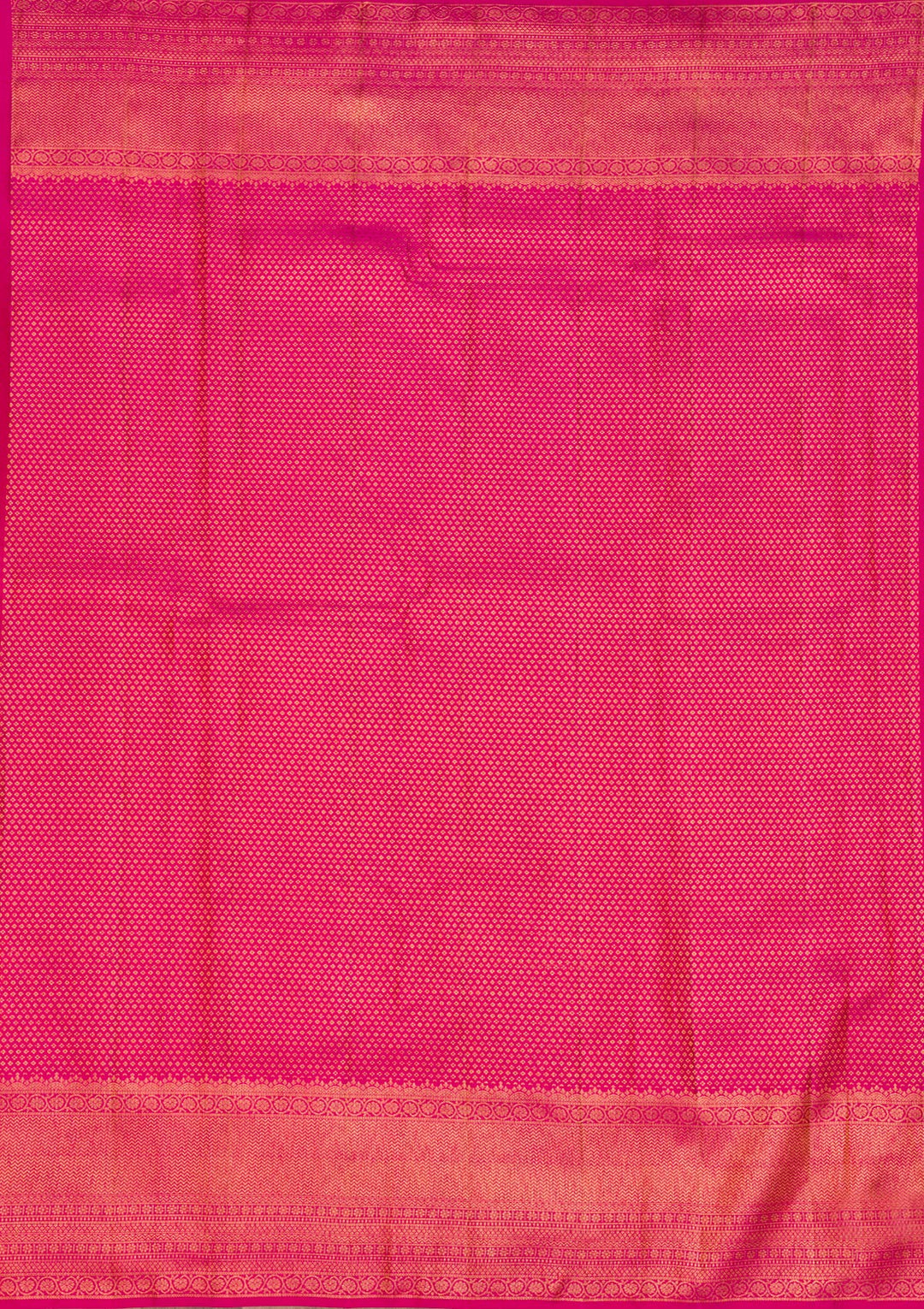 Rani Pink Zariwork Pure Silk Saree