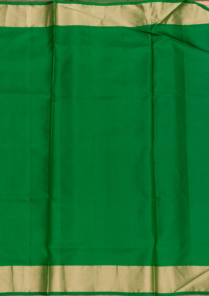Rani Pink Zariwork Pure Silk Saree