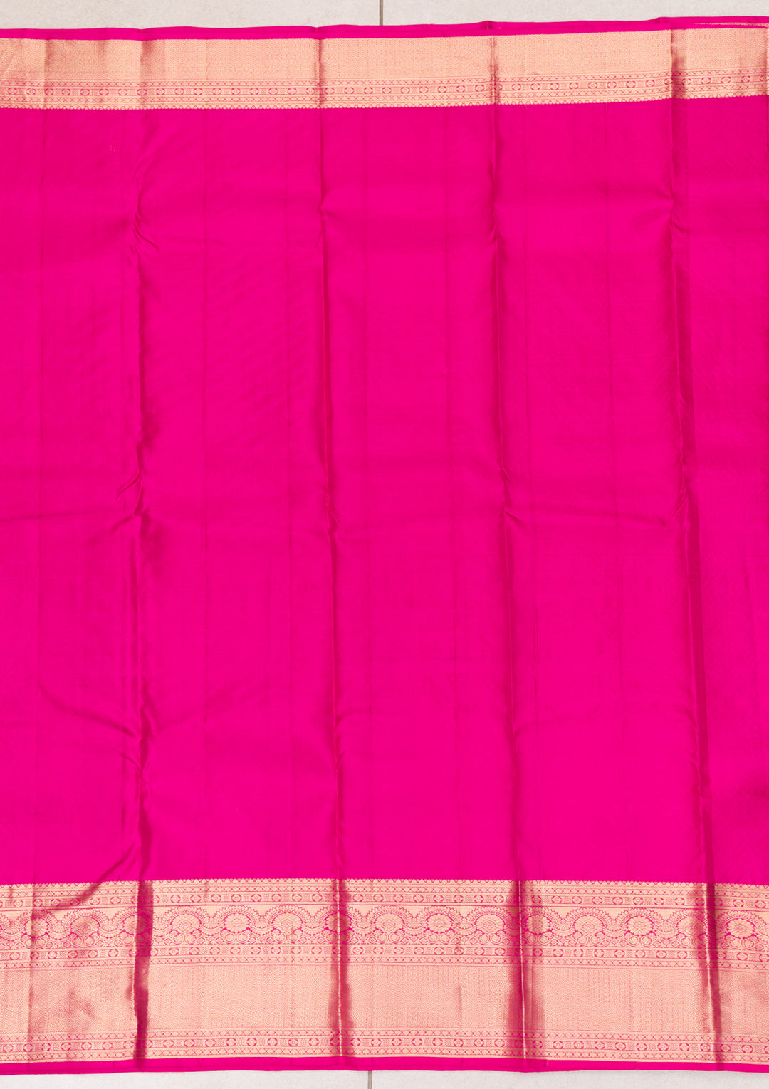 Rani Pink Zariwork Banarasi Pure Silk Saree
