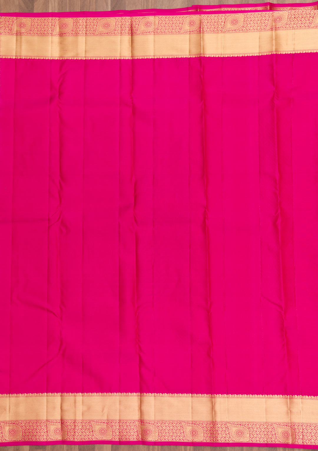 Rani Pink Zariwork Pure Silk Saree