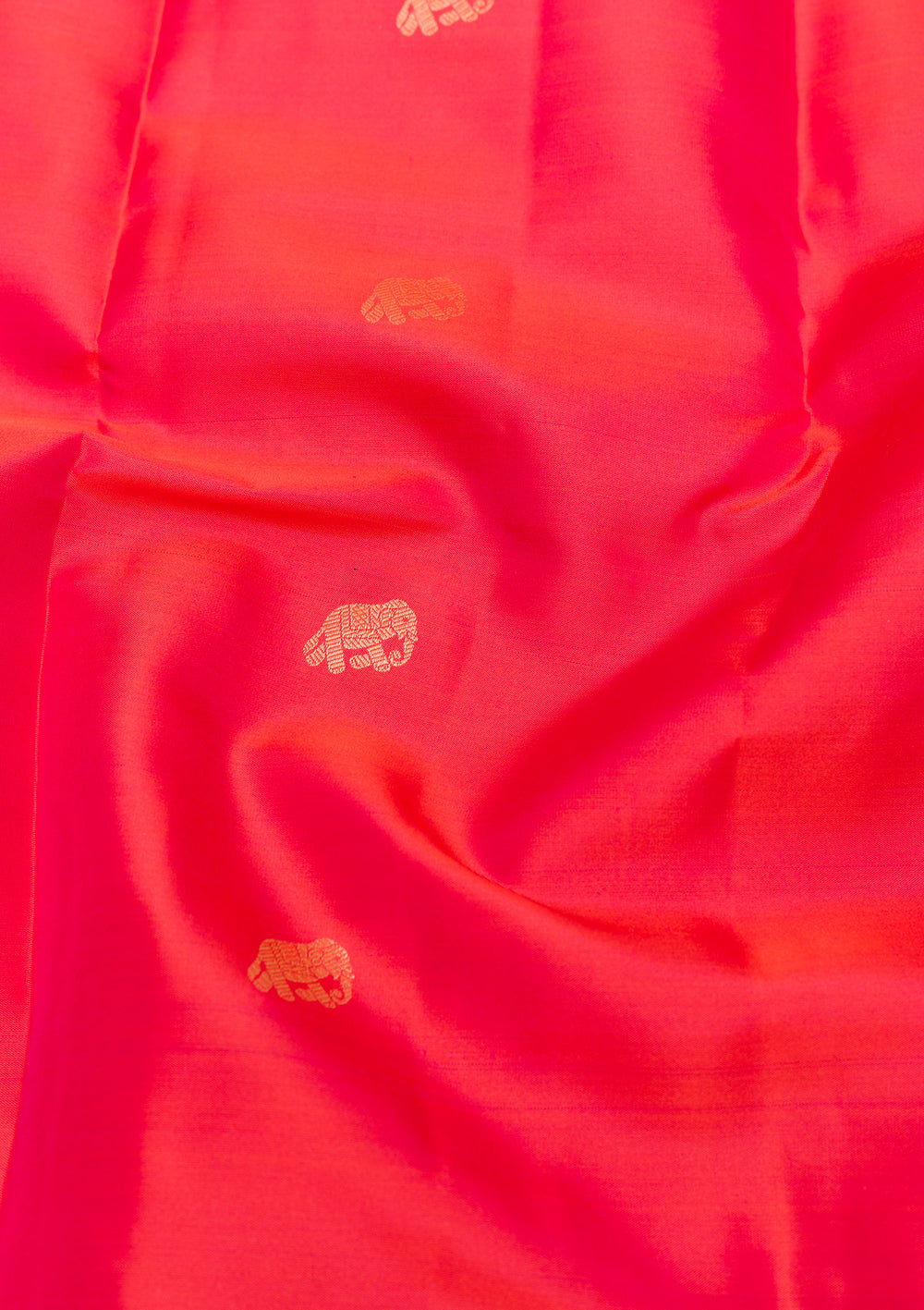 Rani Pink Zariwork Pure Silk Saree-Koskii