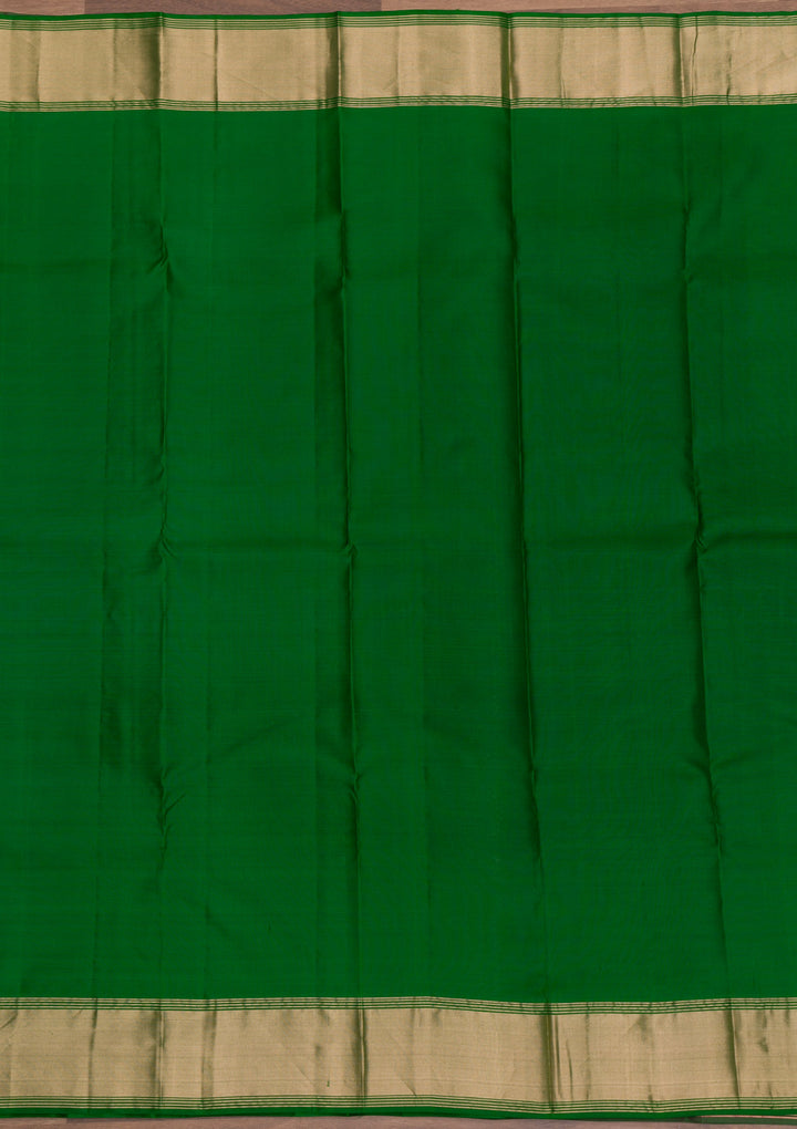 Rani Pink Zariwork Pure Silk Saree-Koskii