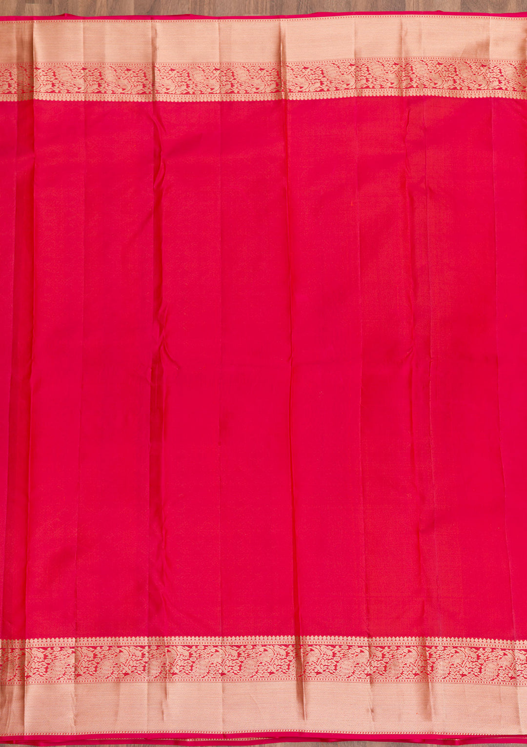 Rani Pink Zariwork Kanjivaram Pure Silk Saree