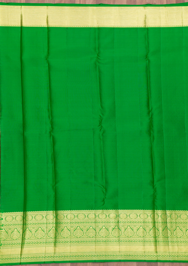 Rani Pink Zariwork Pure Silk Saree