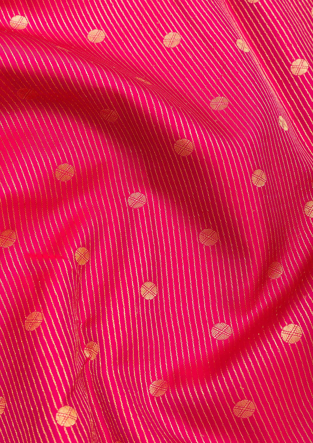 Rani Pink Zariwork Kanjivaram Pure Silk Saree