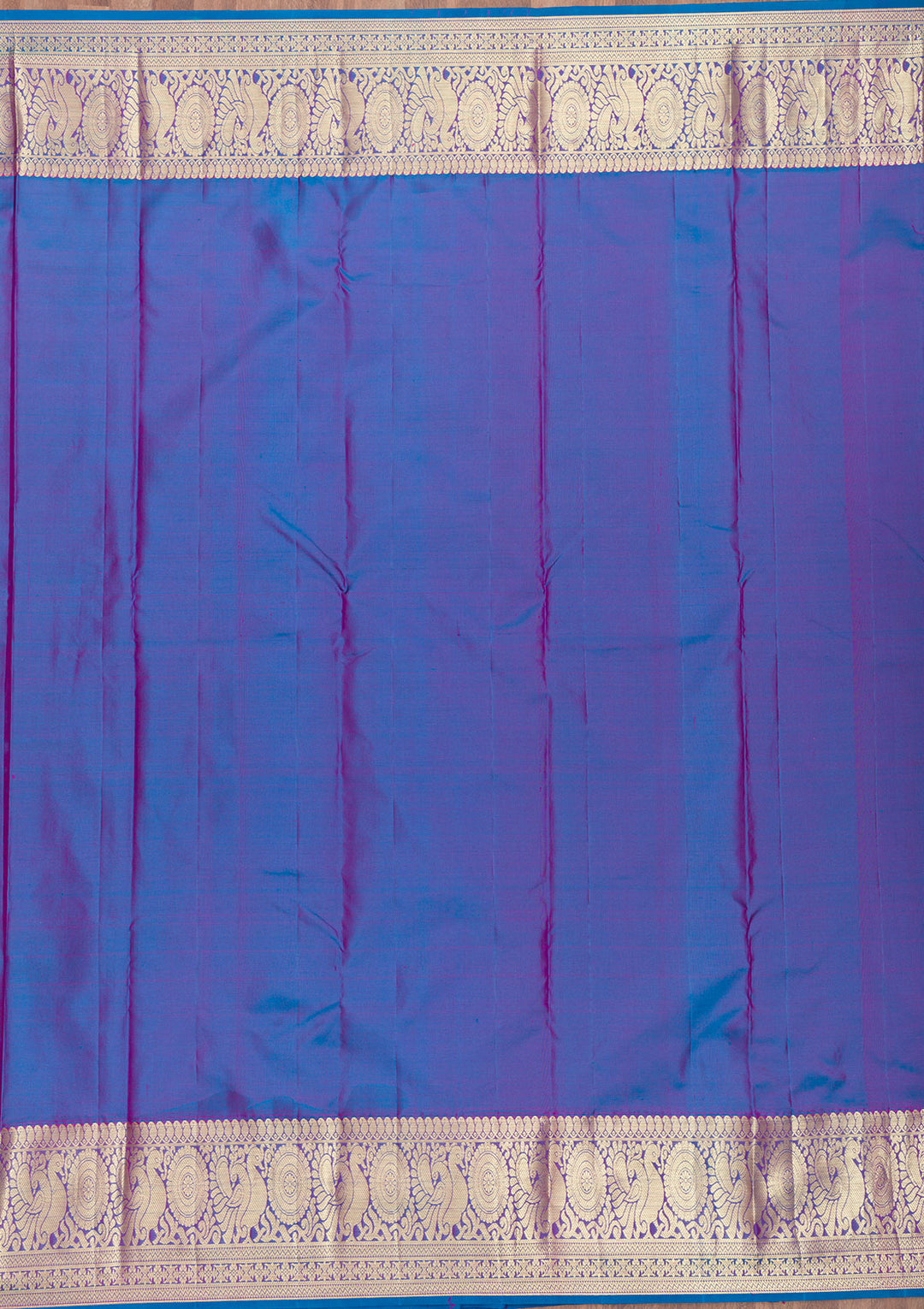 Rani Pink Zariwork Kanjivaram Pure Silk Saree