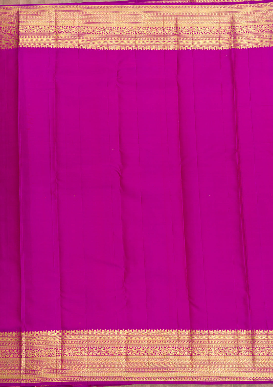 Rani Pink Zariwork Pure Silk Saree