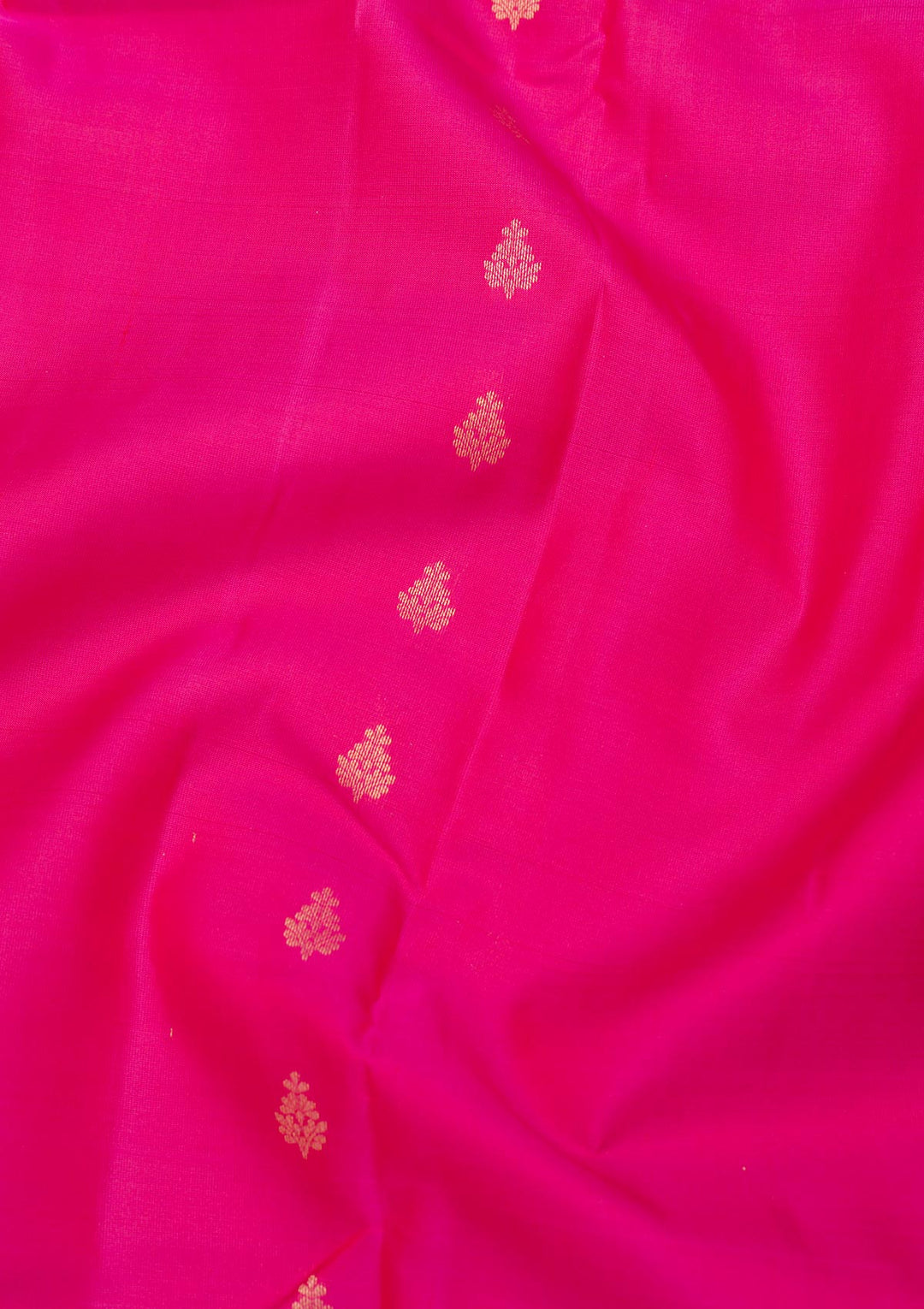 Rani Pink Zariwork Pure Silk Saree