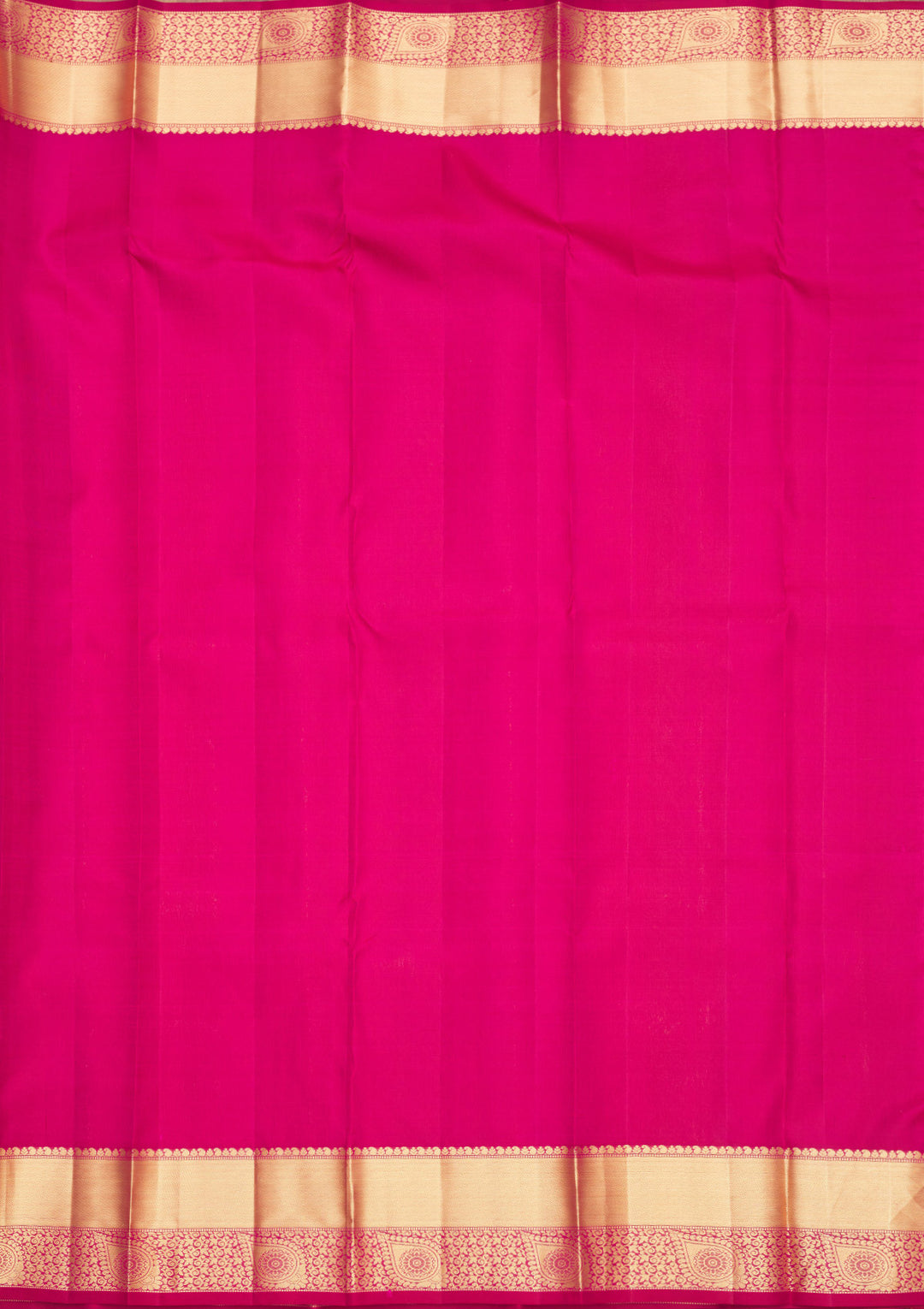 Rani Pink Zariwork Pure Silk Saree