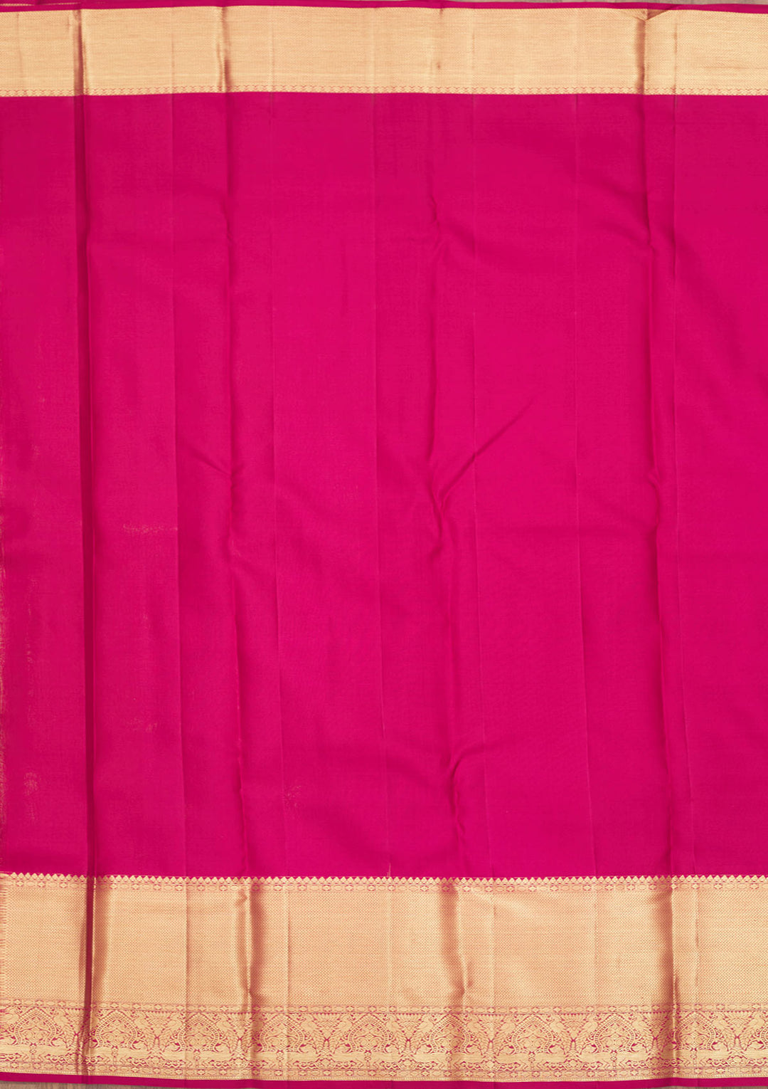 Rani Pink Zariwork Pure Silk Saree