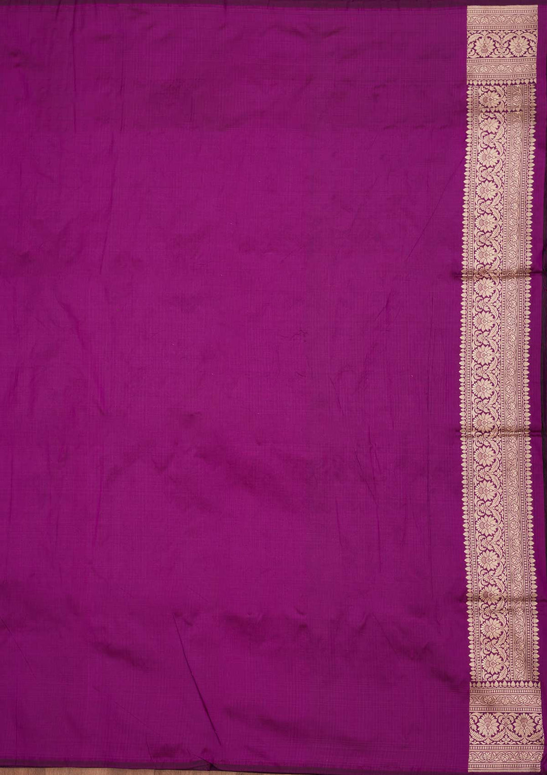 Purple Zariwork Pure Silk Saree