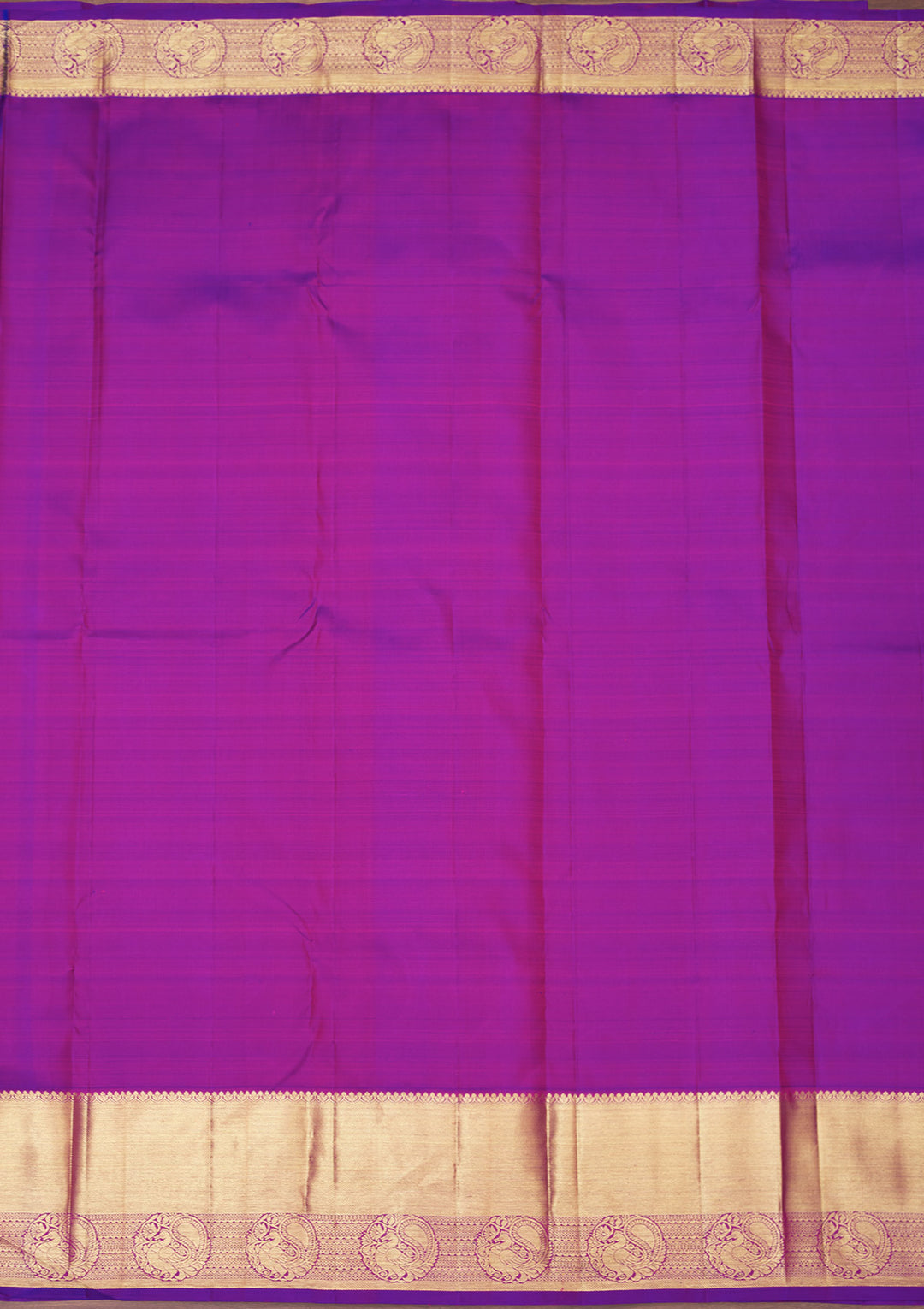 Rani Pink Zariwork Pure Silk Saree