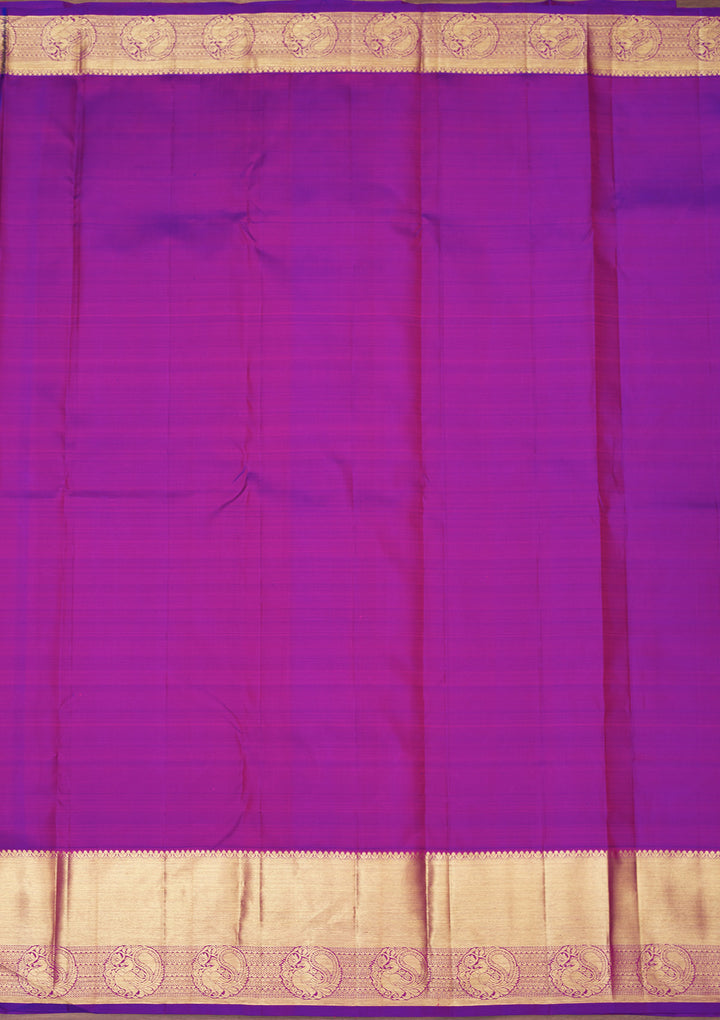 Rani Pink Zariwork Pure Silk Saree