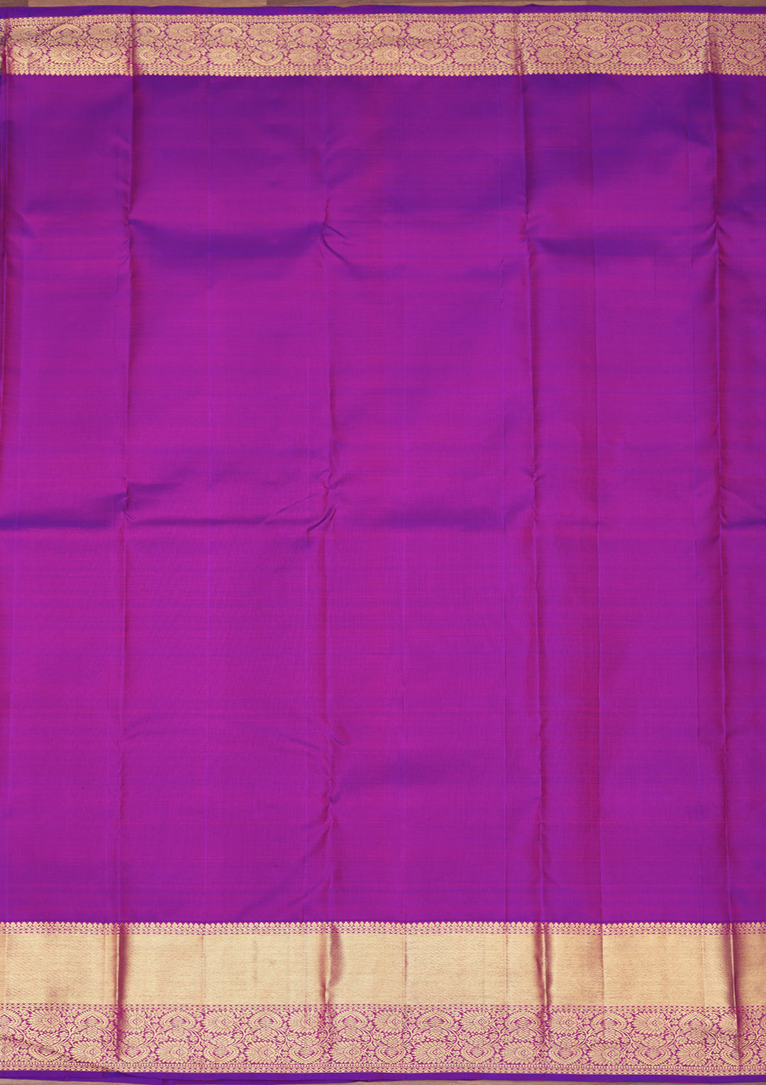Rani Pink Zariwork Pure Silk Saree