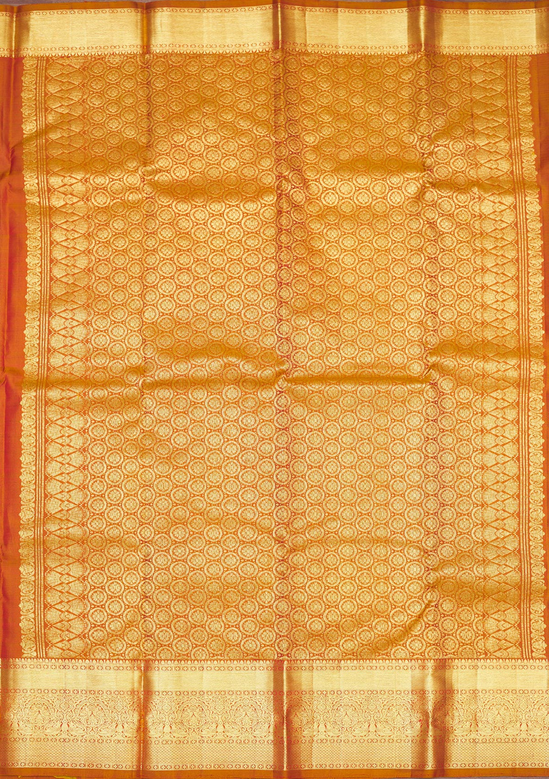 Rani Pink Zariwork Pure Silk Saree