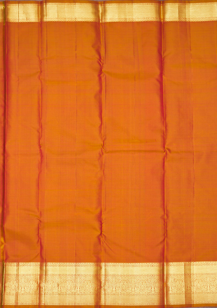 Rani Pink Zariwork Pure Silk Saree