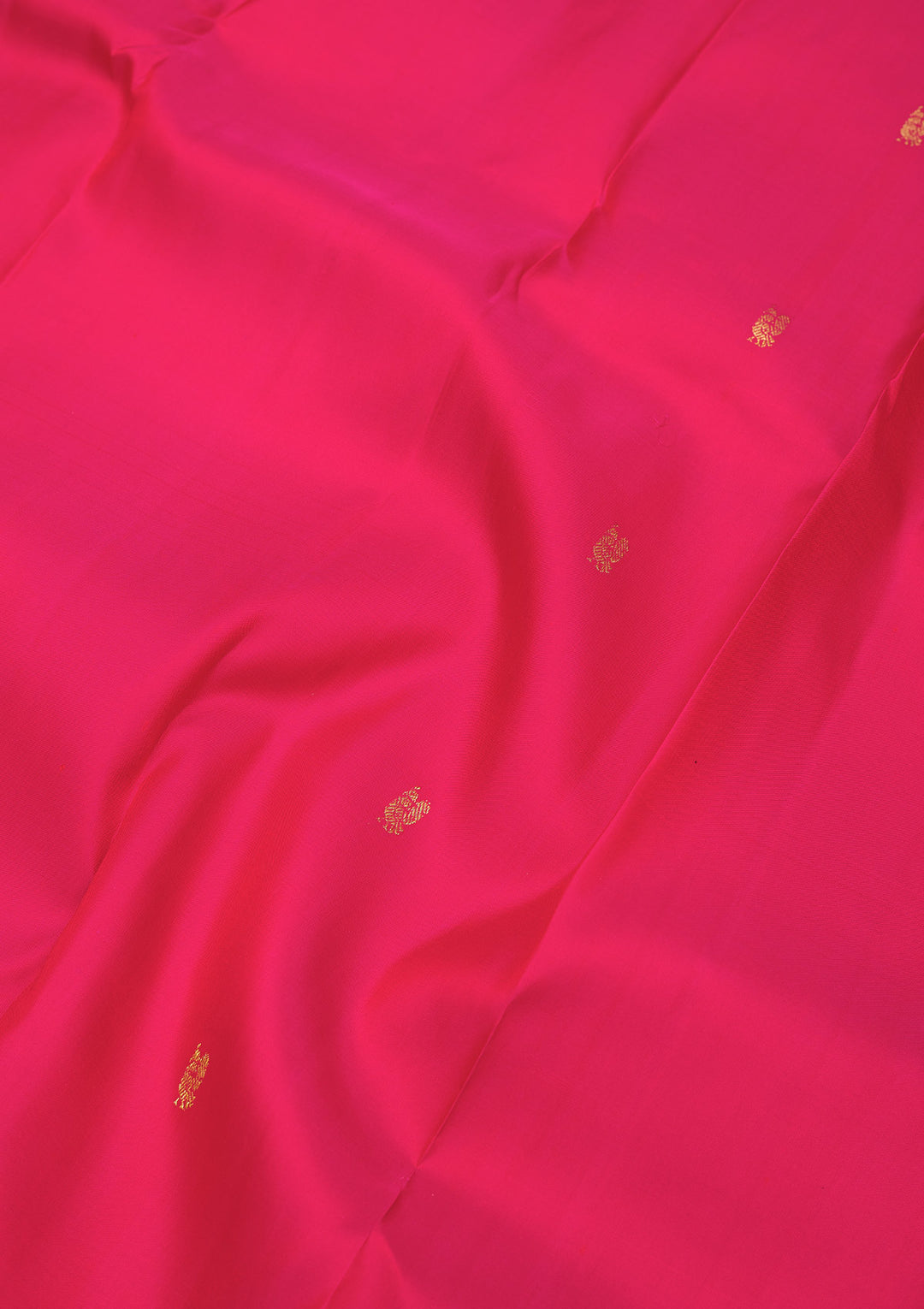 Rani Pink Zariwork Pure Silk Saree