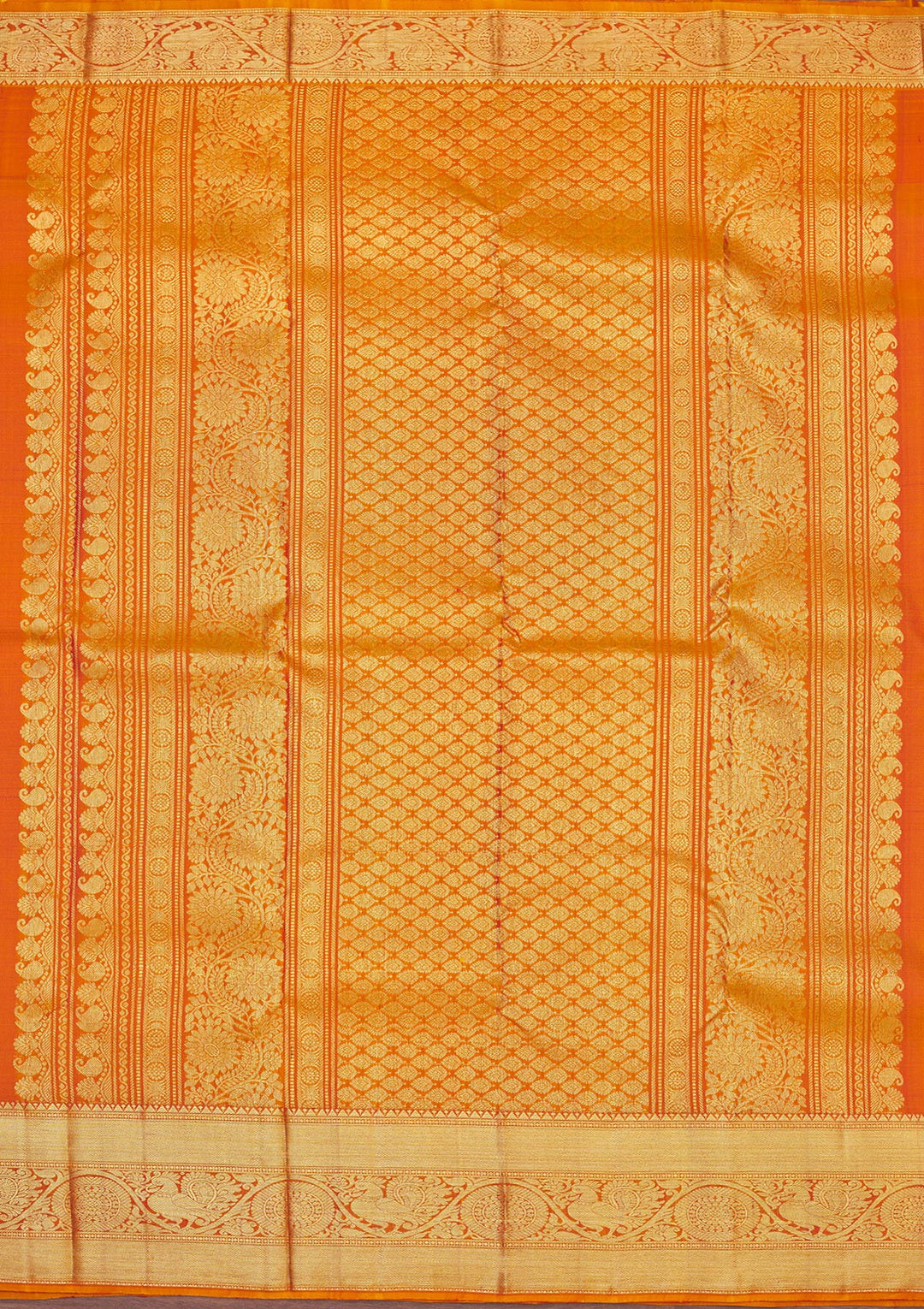 Rani Pink Zariwork Pure Silk Saree