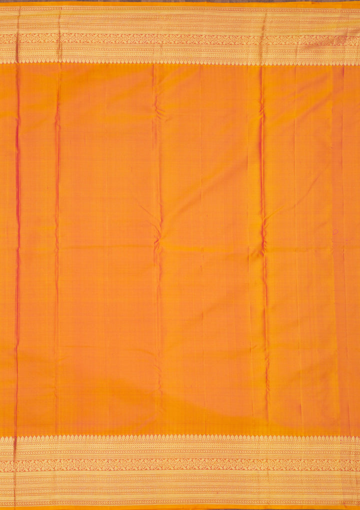 Rani Pink Zariwork Pure Silk Saree