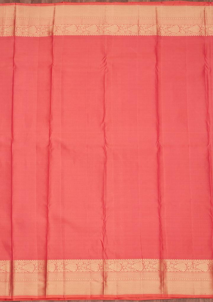 Rani Pink Zariwork Pure Silk Saree