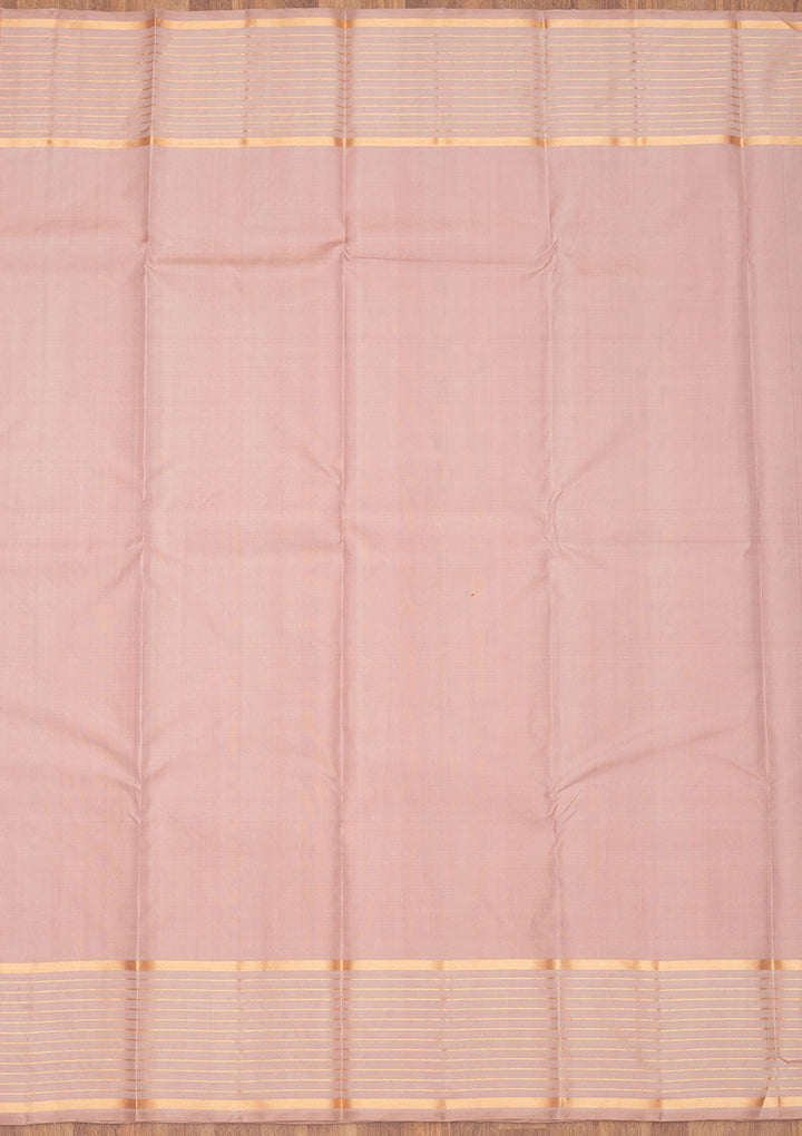 Rani Pink Zariwork Pure Silk Saree