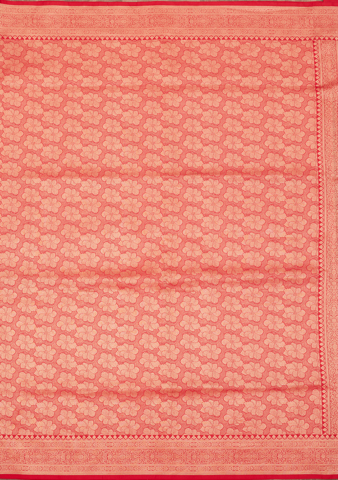 Rani Pink Zariwork Pure Silk Saree