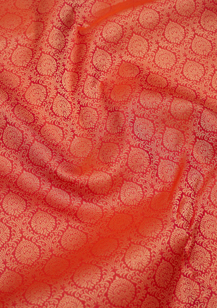 Rani Pink Zariwork Pure Silk Saree