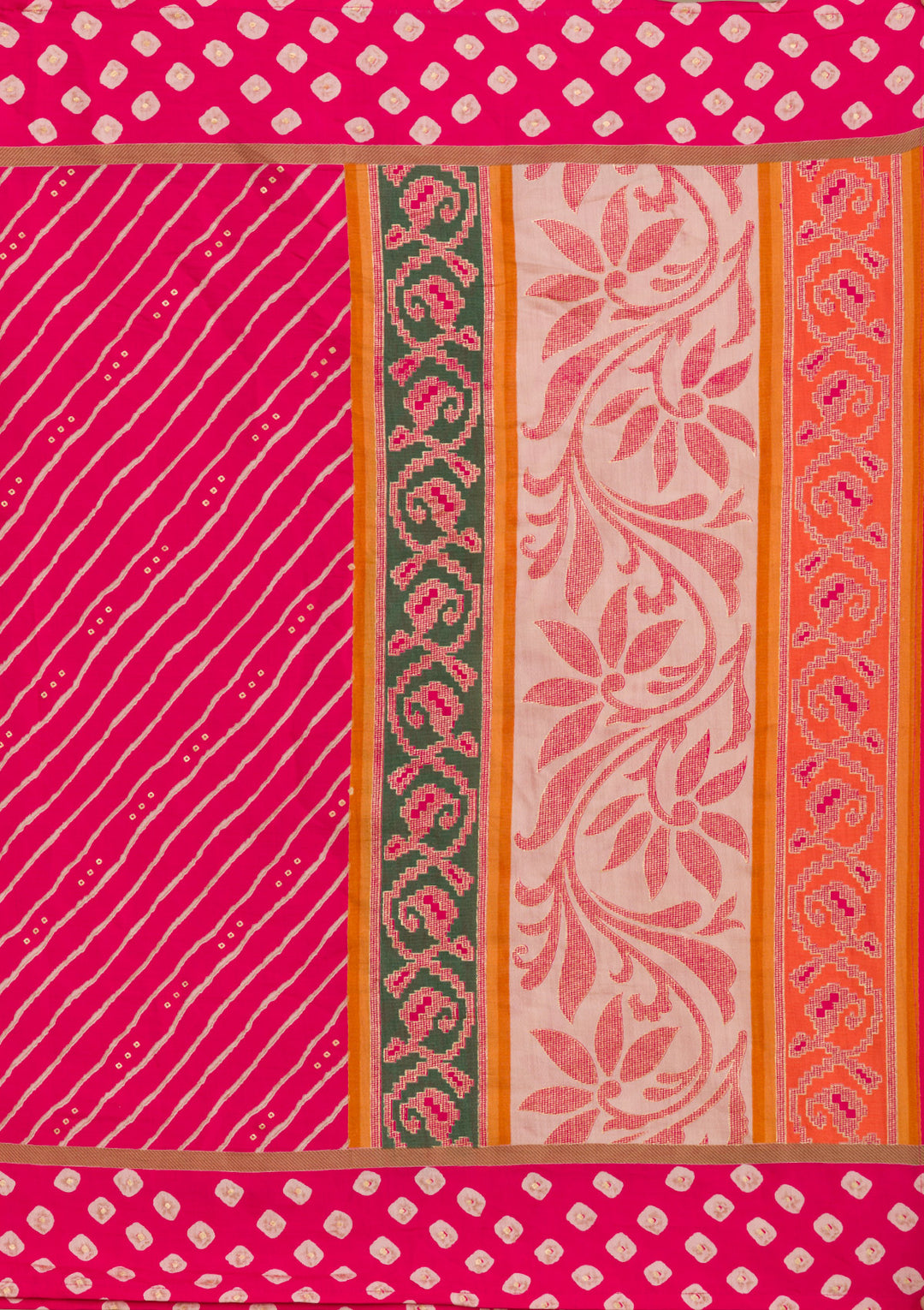 Rani Pink Zariwork Semi Crepe Readymade Salwar Suit