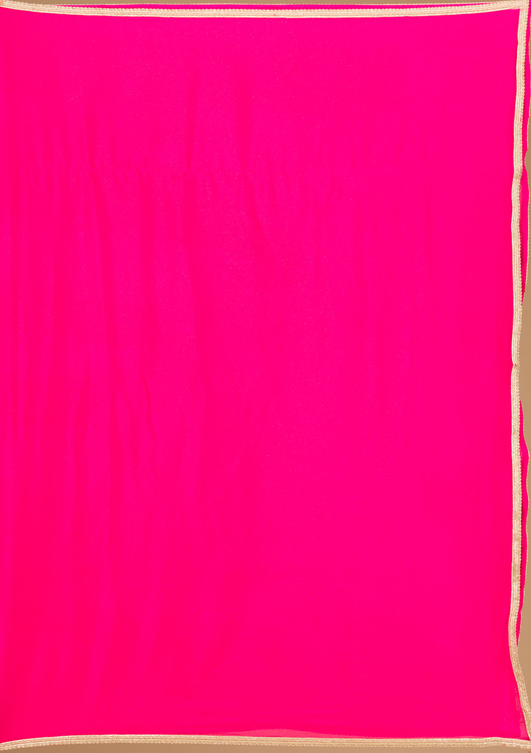 Rani Pink Zariwork Silk Readymade Salwar Suit