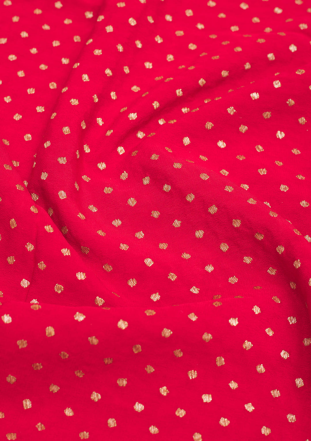 Red Zariwork Art Silk Saree