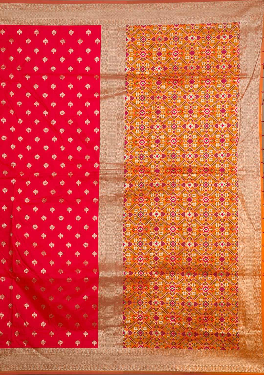 Red Zariwork Banarasi Silk Saree