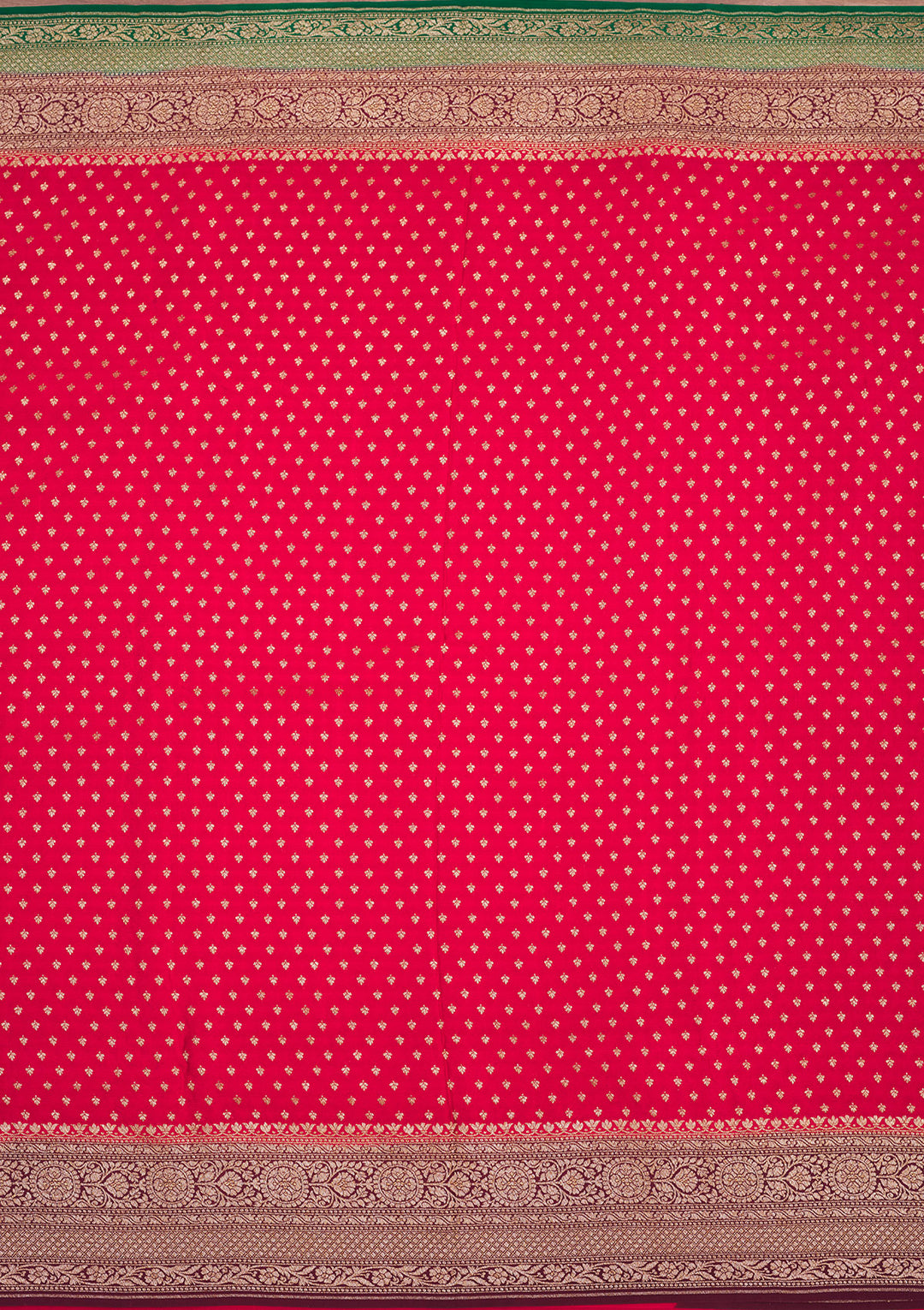 Red Zariwork Art Silk Saree