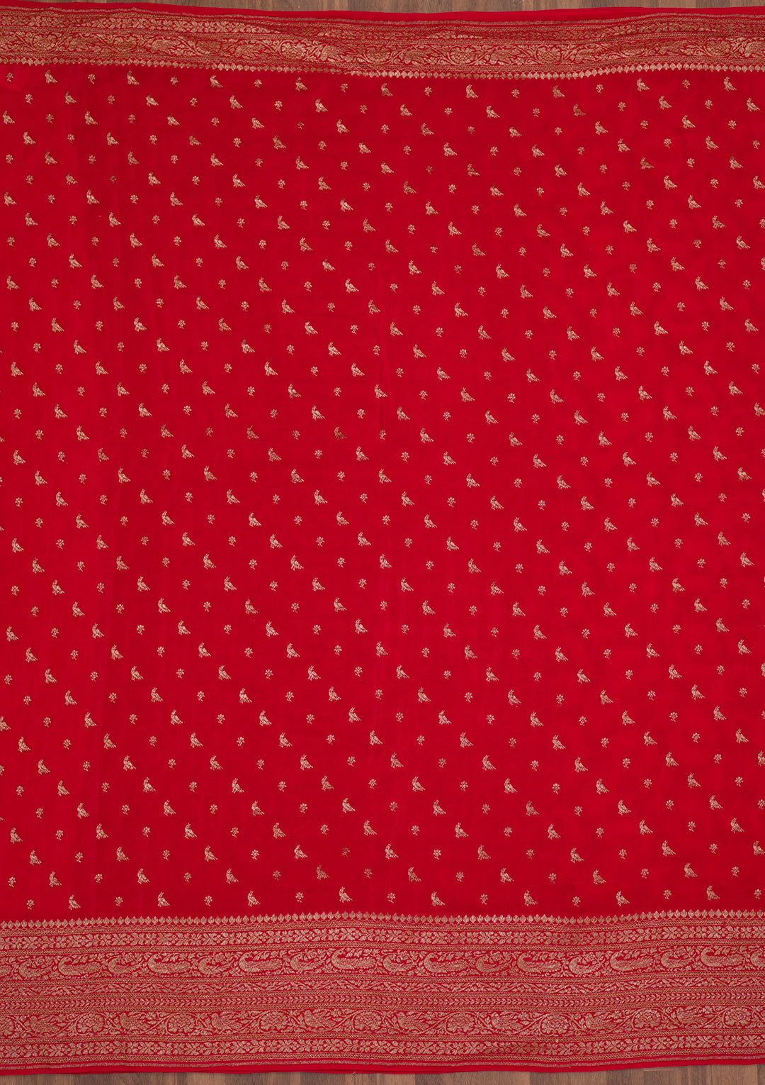 Red Zariwork Banarasi Saree