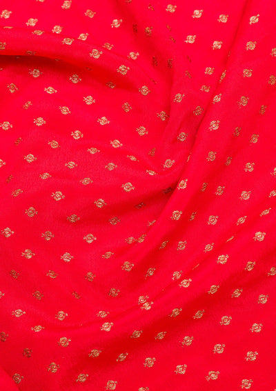 Red Zariwork Pure Silk Saree