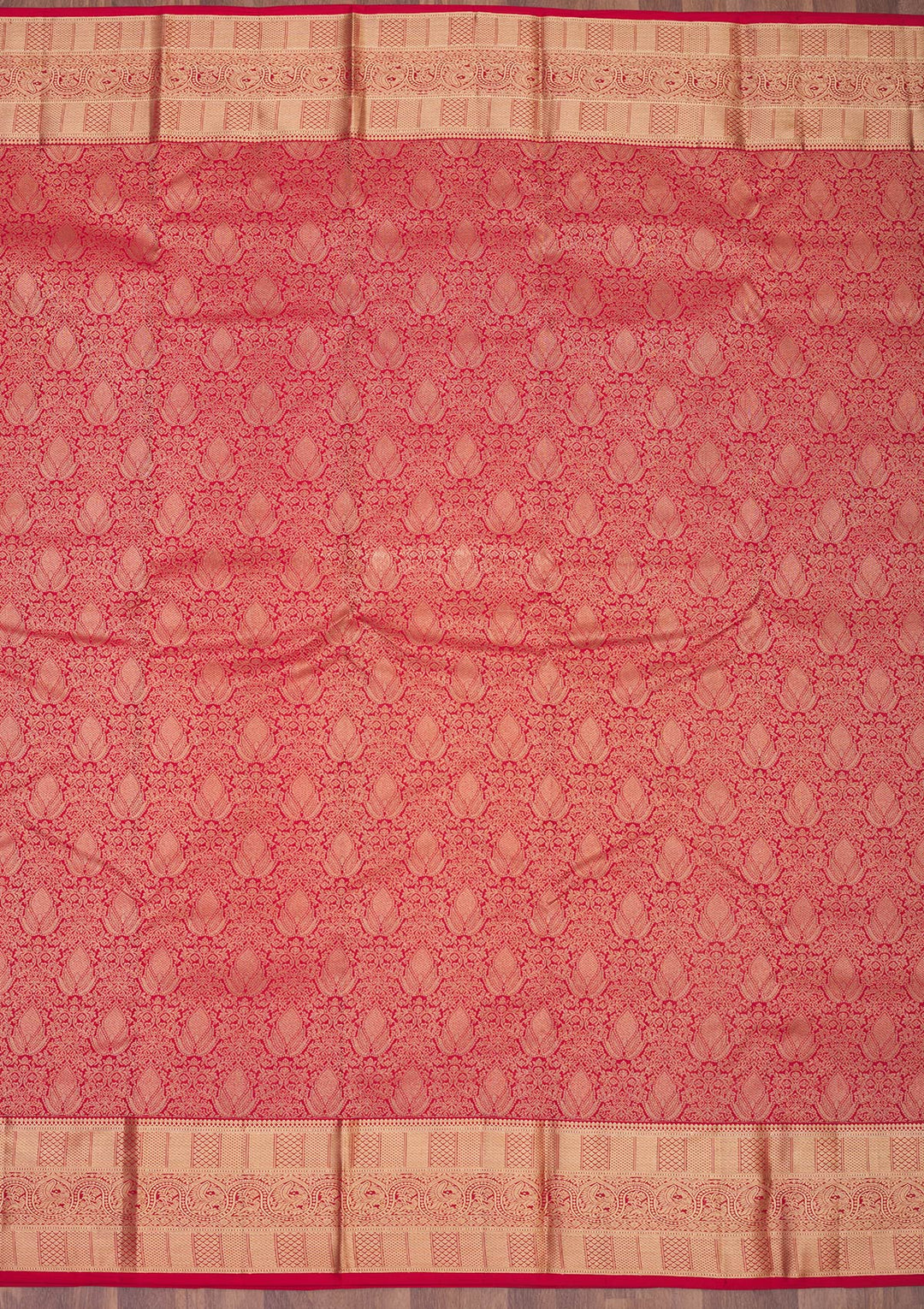 Red Zariwork Pure Silk Saree