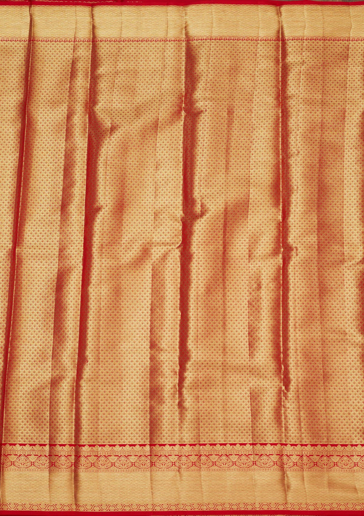 Red Zariwork Pure Silk Saree