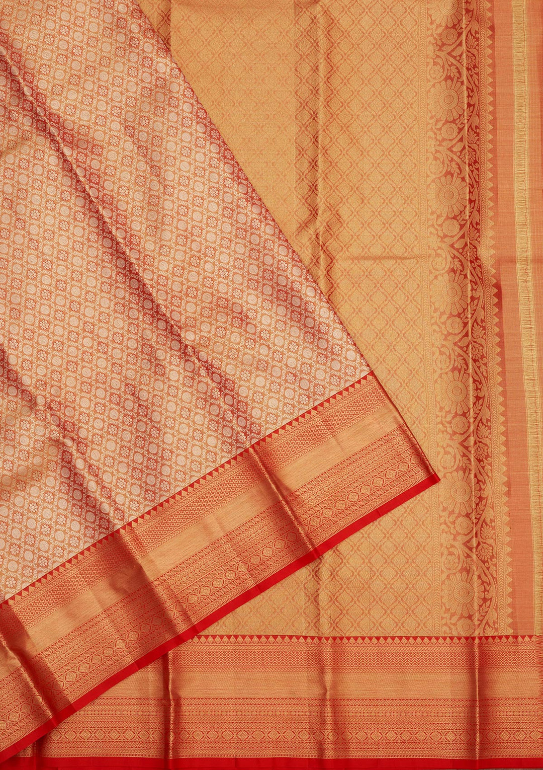 Red Zariwork Pure Silk Saree